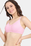 Rosaline Cyber Grove Everyday Double Layered Non Wired 3/4th Coverage T-Shirt Bra (Pack of 2) - Multicolor — thumbnail 4
